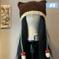 Hand Knitted Fox Ear Beanie