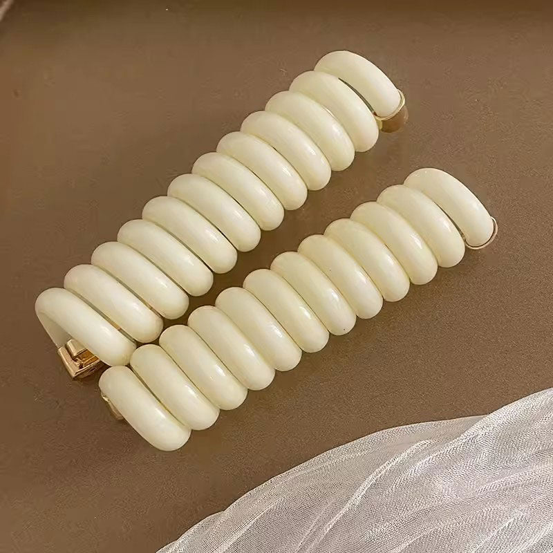 Telephone Cord Hair Tie（2pcs)
