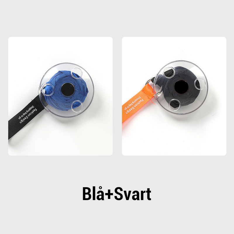 Plate Sammenleggbar Handlepose/Telescopic portable shopping bag