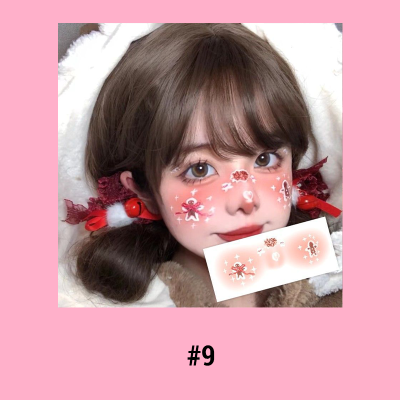 Christmas Makeup Tattoo Stickers