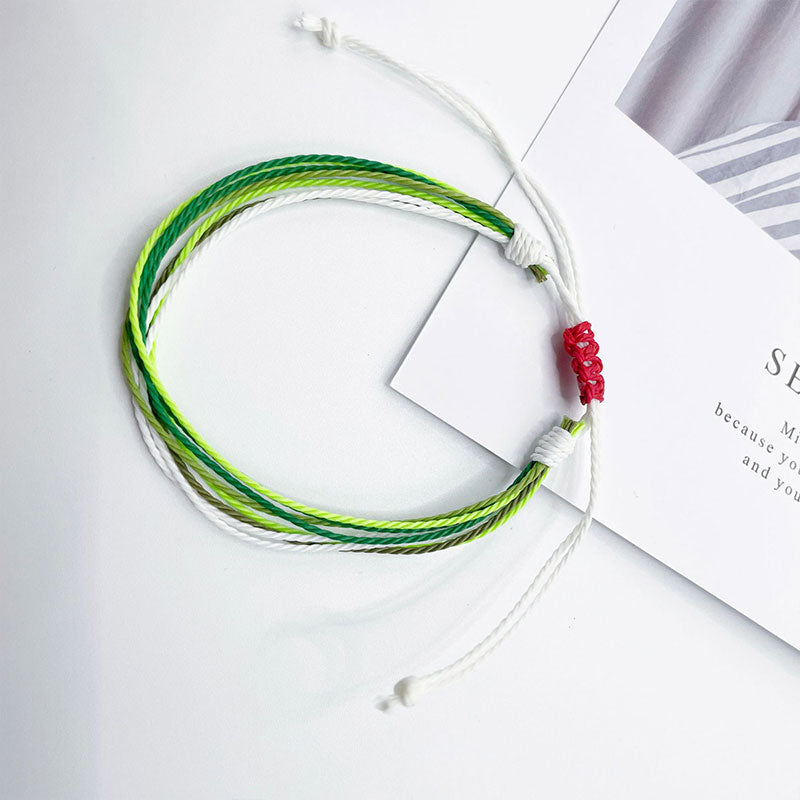 Wax Thread Handwoven Bracelet
