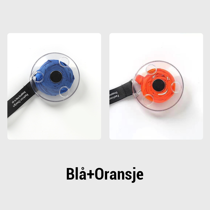 Plate Sammenleggbar Handlepose/Telescopic portable shopping bag