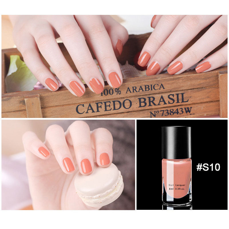 Ny Avtagbar Vannbasert Neglelakk/Removable water-based nail polish