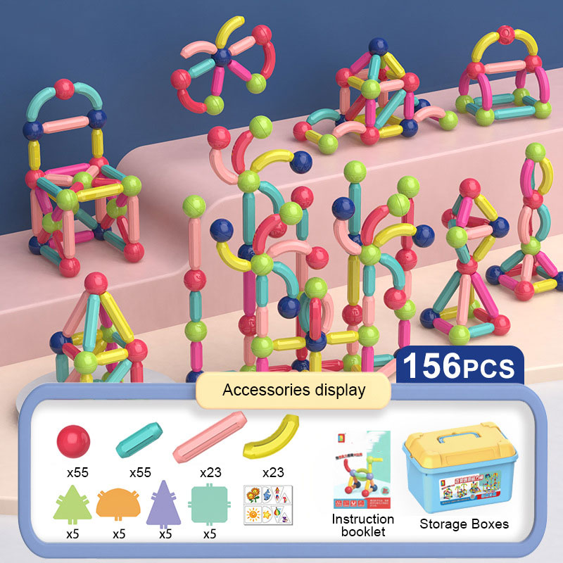 Children'S Ever-Changing Magnetic Stick Building Blocks