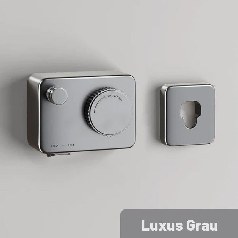 Bohrfreie, unsichtbare, verstellbare Wäscheleine