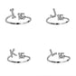 Adjustable Letter Ring