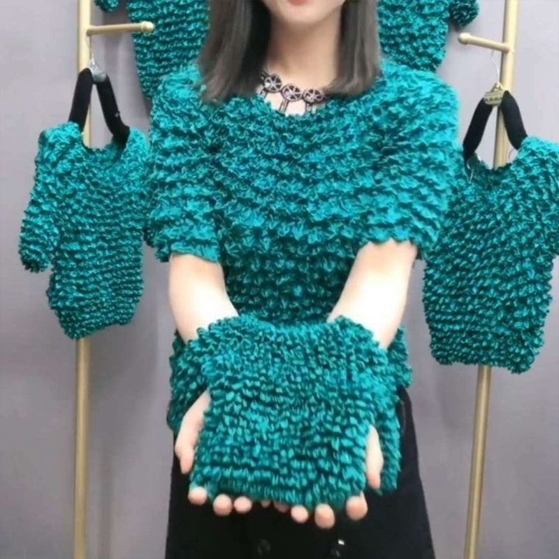 Variety Of Magic Crumpled Bubble Shirt