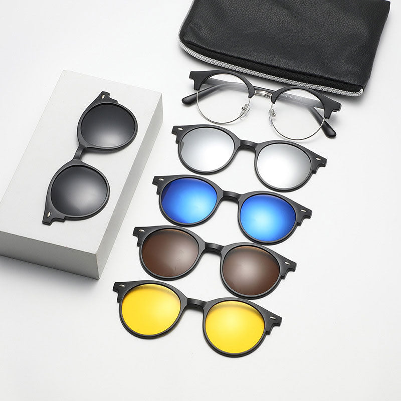 5 In 1 Magnetic Sleeve Sunglasses