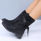Comfortable Low Heel Mid-Calf Women's Boots