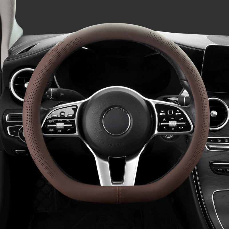 Perforated Breathable Steering Wheel Cover