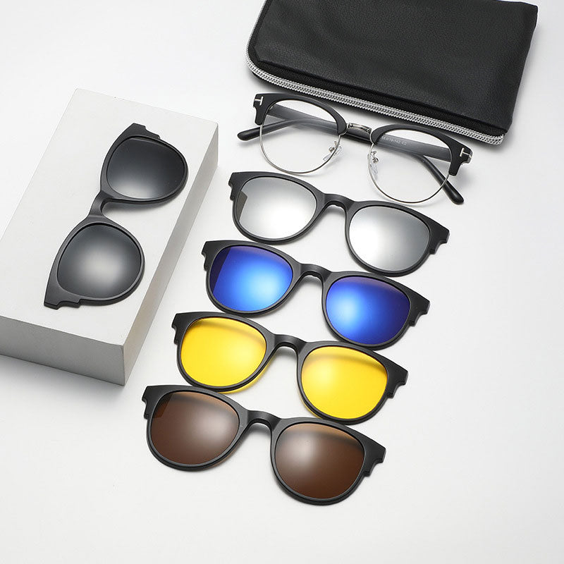 5 In 1 Magnetic Sleeve Sunglasses