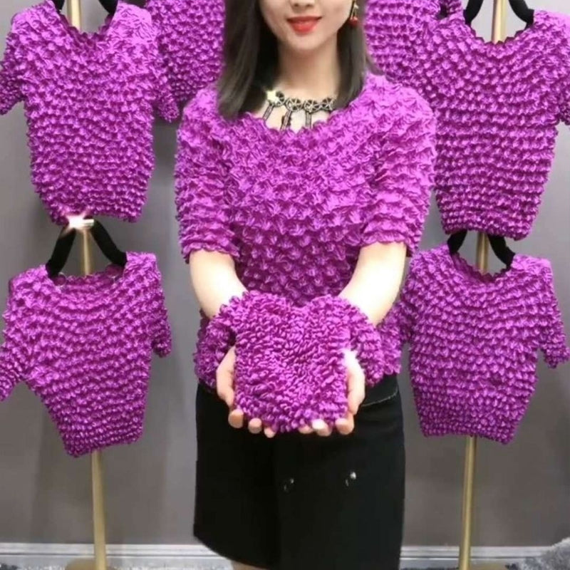 Variety Of Magic Crumpled Bubble Shirt