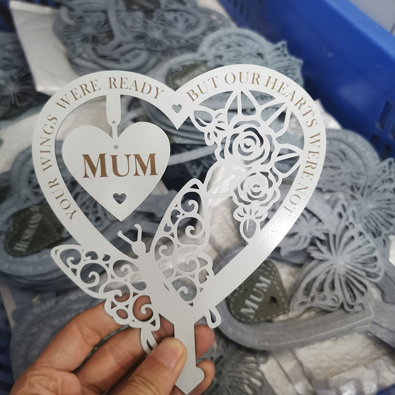 Memorial Gift Butterfly Ornament Garden Plaque