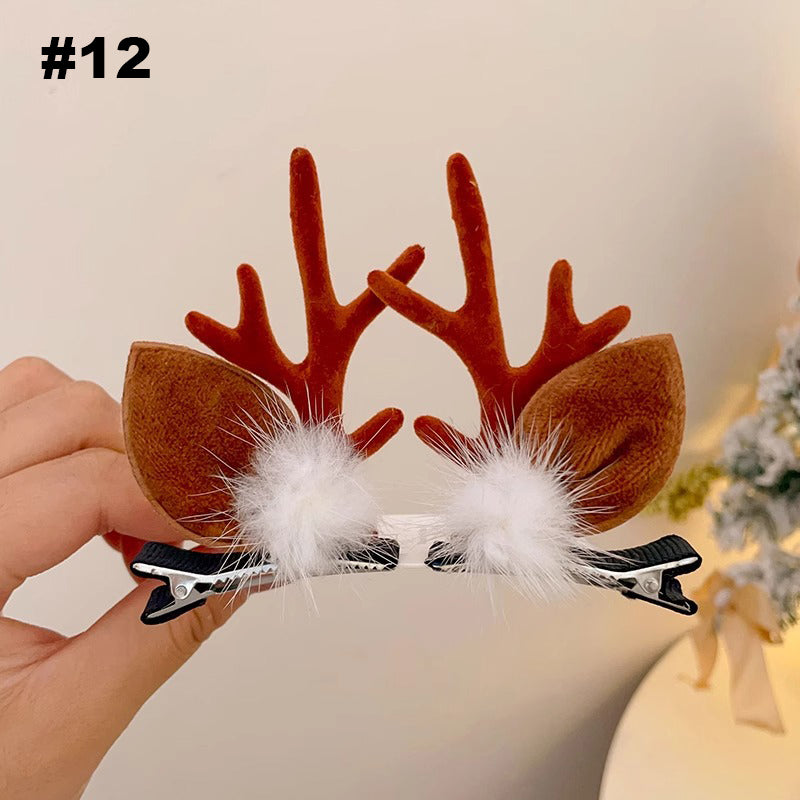 Christmas Antler Hair Clip