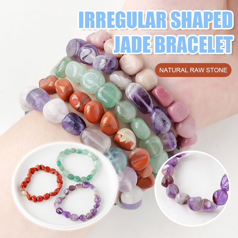 Irregular Shaped Jade Bracelet