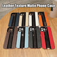 Leather Texture Matte Phone Case