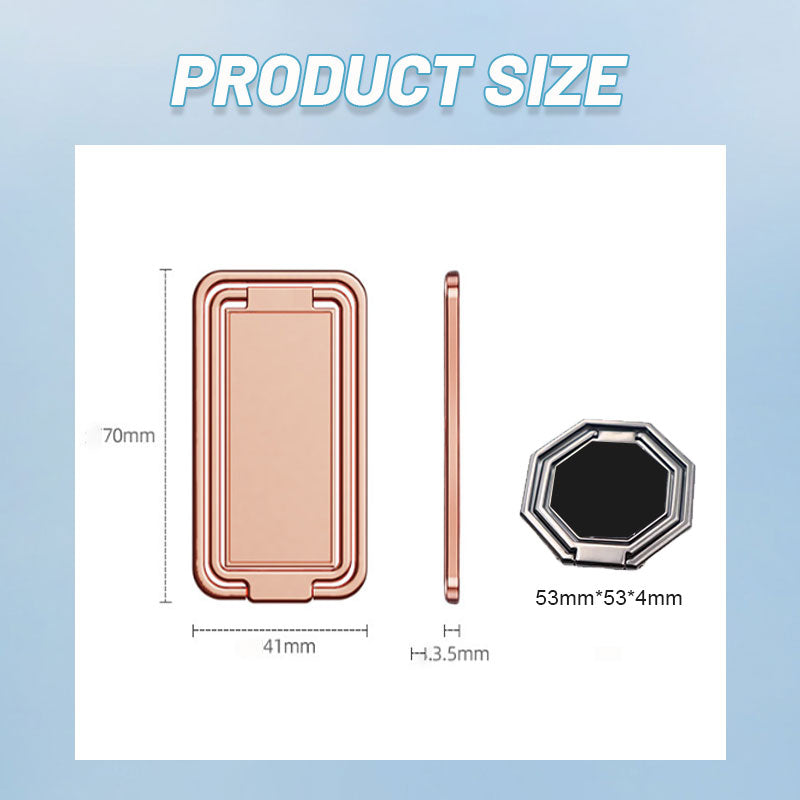 📱 Multifunctional Rotatable Metal Folding Mobile Phone Holder 📱