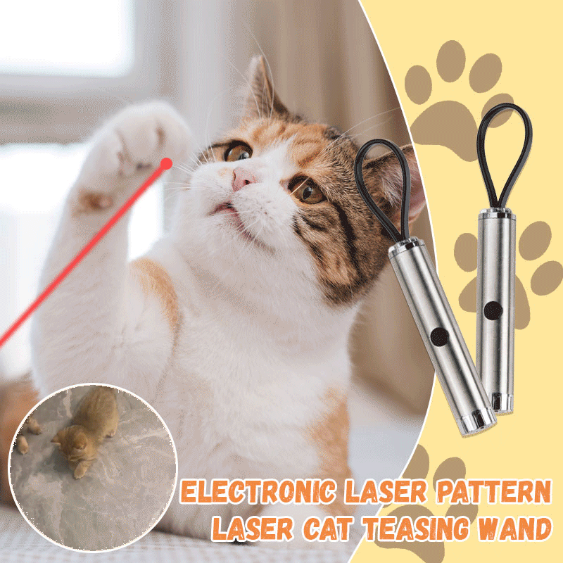 Electronic Laser Pattern Laser Cat Teasing Wand
