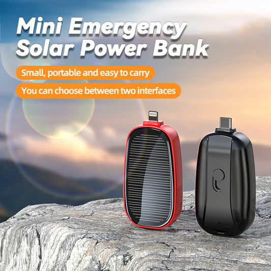 Mini Emergency Solar Power Bank
