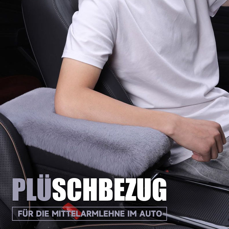 Nachgeahmter Rex-Kaninchen-Plüschbezug Für Die Mittelarmlehne Des Autos/Car Armrest Plush Cover