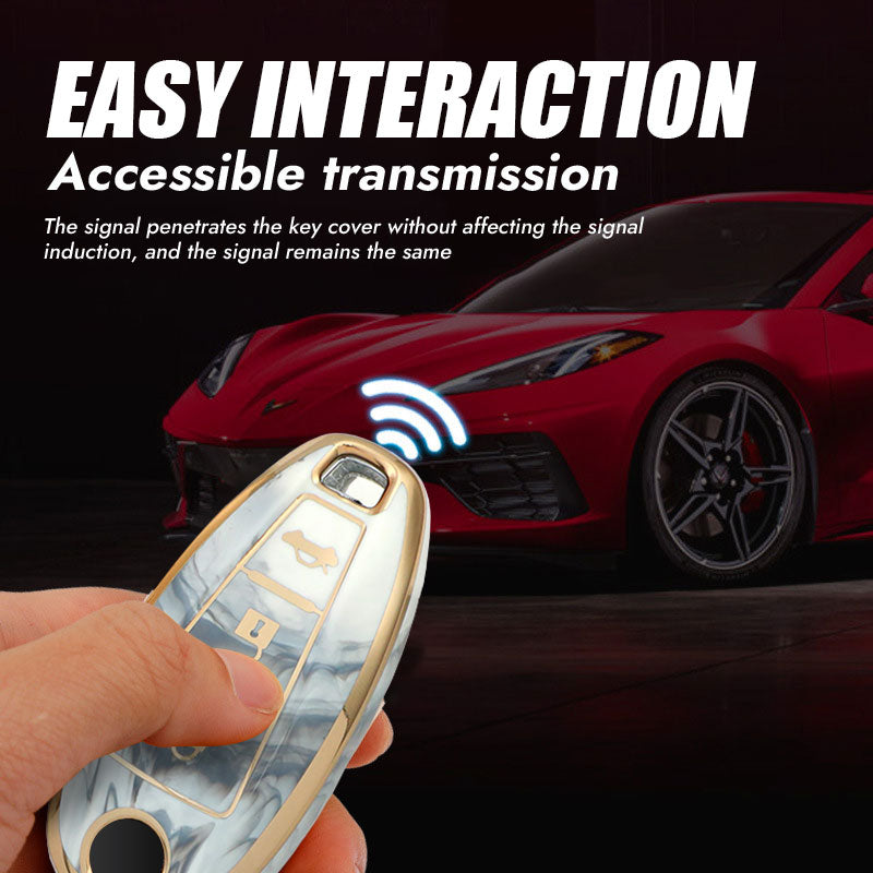 For Suzuki-Car Rhinestone Keychain Key Case