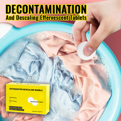 Decontamination And Descaling Effervescent Tablets