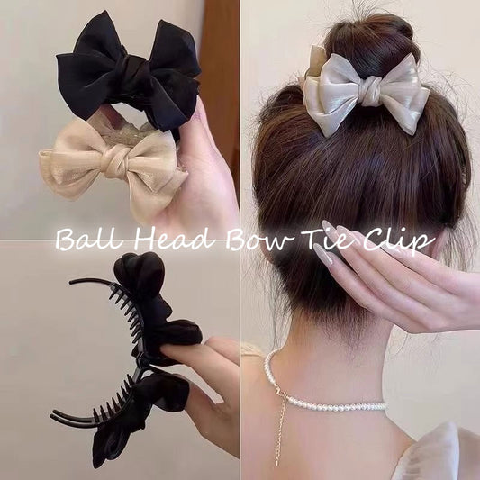 Ball Head Bow Tie Clip🎀