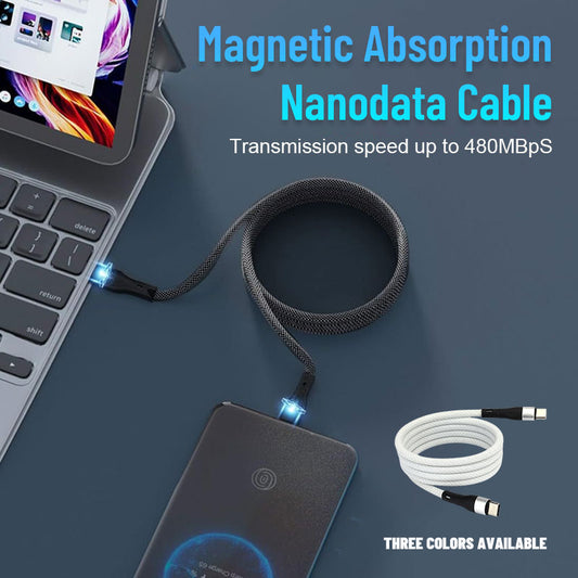 Magnetic Absorption Nanodata Cable