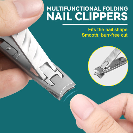 Multifunctional Folding Nail Clippers