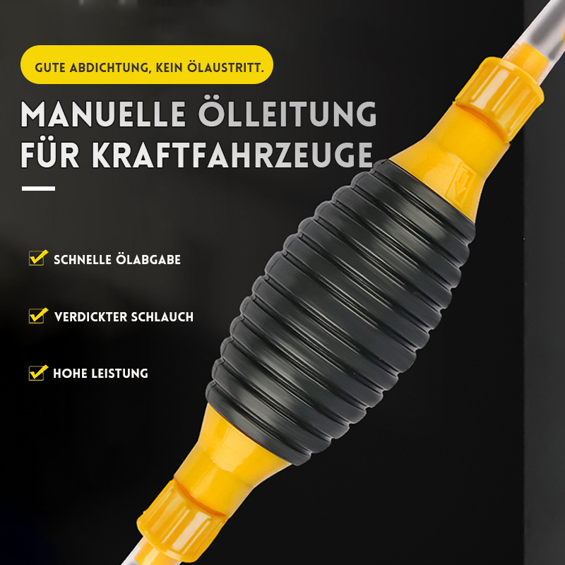 Manuelle Ölleitung für Kraftfahrzeuge