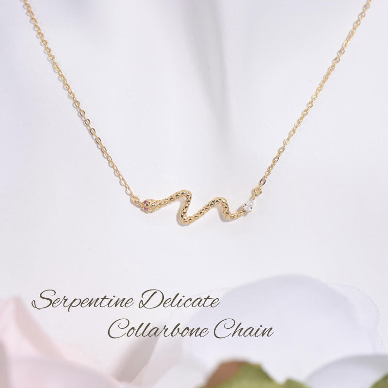 Sterling Silver Snake Necklace