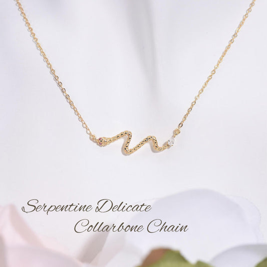 Sterling Silver Snake Necklace