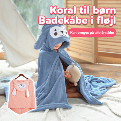 Børne Coral Velvet badekåbe