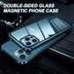 Double-Sided Glass Magnetic Phone Case