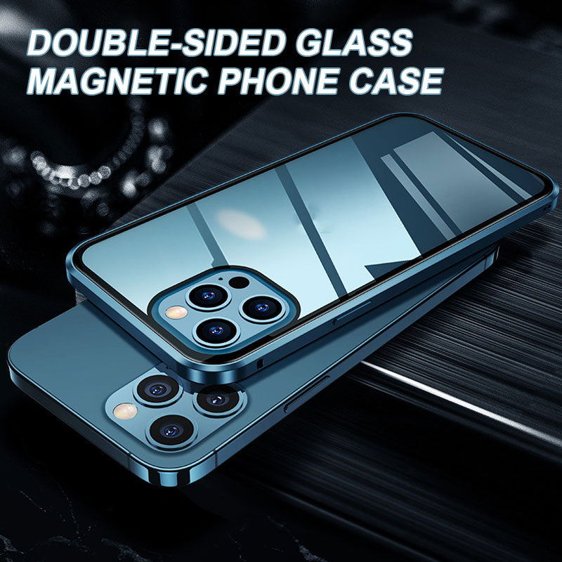 Double-Sided Glass Magnetic Phone Case