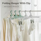 Folding Hanger With Clip