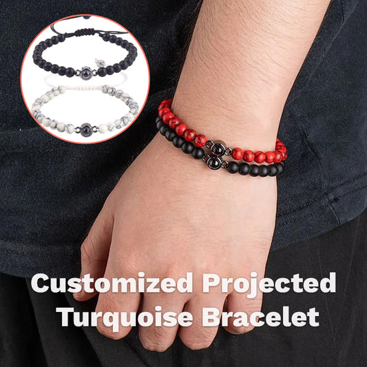 Customized Projected Turquoise Bracelet