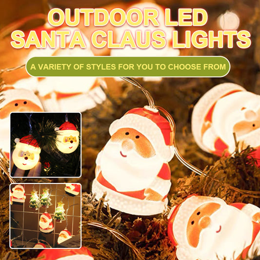 Outdoor LED Santa Claus Lights