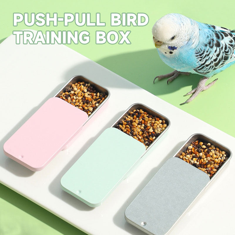 Push-Pull Bird Training Box