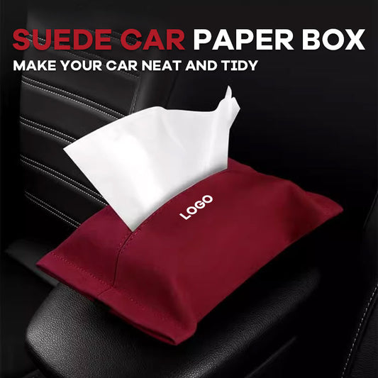 Suede Car Paper Box