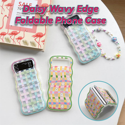 Daisy Wavy Edge Foldable Phone Case