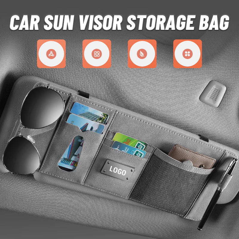 Car Sun Visor Storage Bag