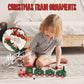 Wooden Train Christmas Decoration Toy