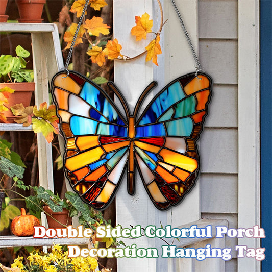 Double Sided Colorful Porch Decoration Hanging Tag