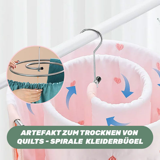 Quilt-Trocknungsartefakt-Spiral-Trockengestell