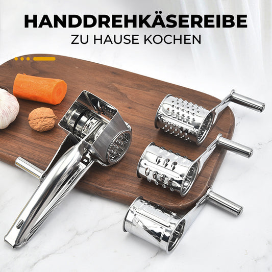 Handdrehkäsereibe / Hand Rotating Cheese Grater