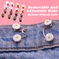 Removable And Adjustable Waist Buttons Without Nails（2pcs）