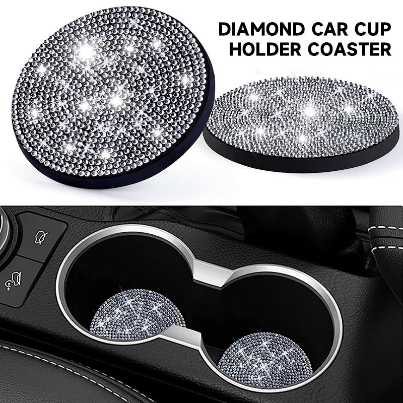 Diamond Car Cup Holder Coaster
