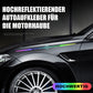 Hochreflektierender Autoaufkleber für die Motorhaube
