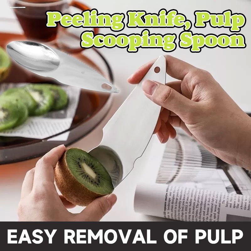 Peeling Knife, Pulp Scooping Spoon